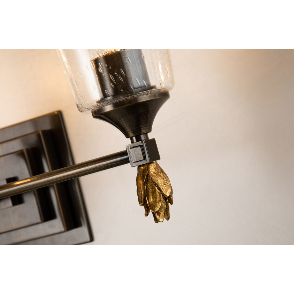 Vetiver 3 Light 23 inch DB Bath Light Wall Light in Dark Bronze